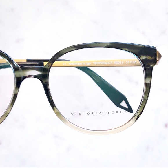 Victoria Beckham Green Tortoise Prescription - Picture 4 of 15